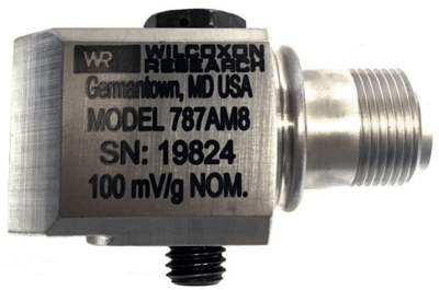 Wilcoxon Sensing Technologies Low Profile Industrial Accelerometer, Model 787A-M8-D2